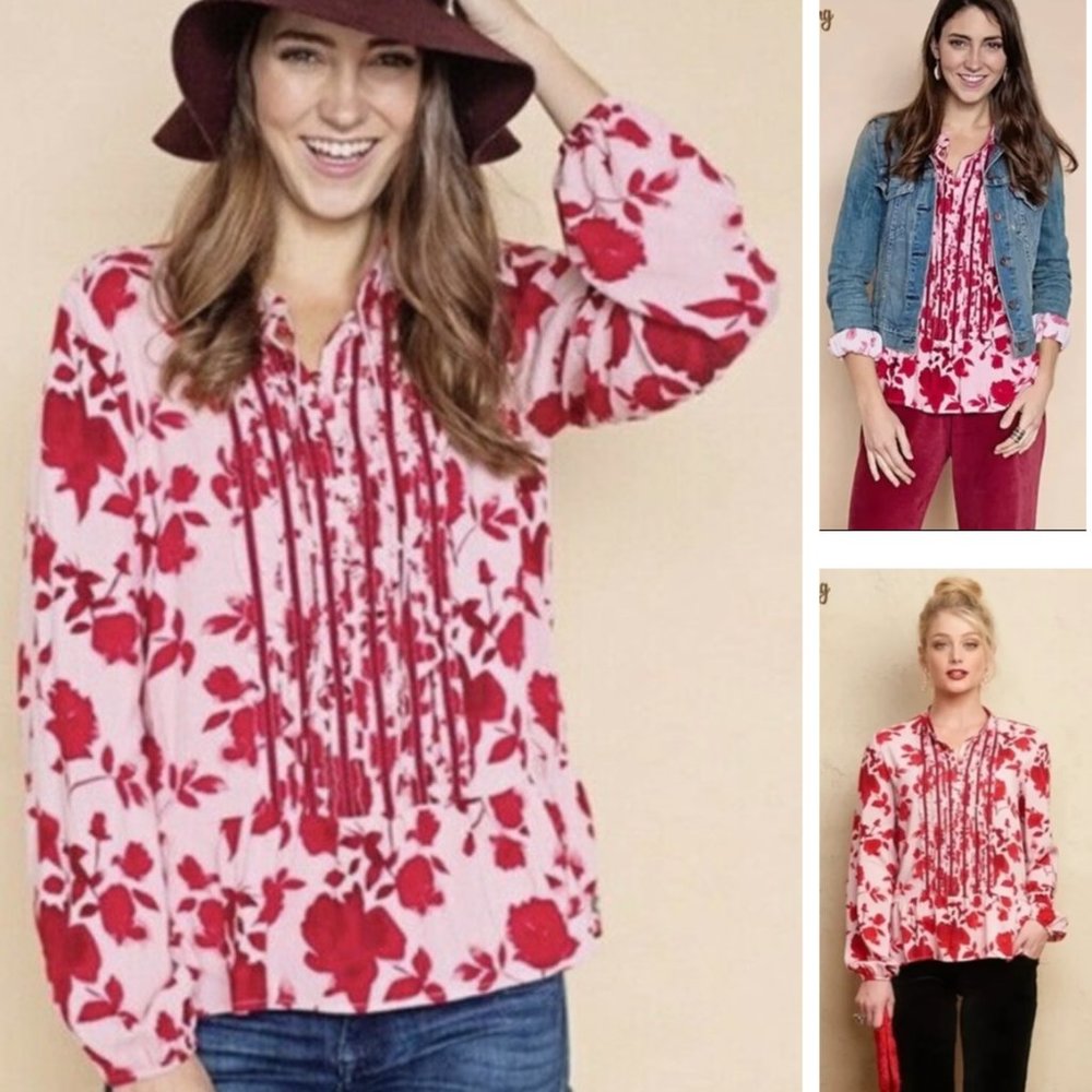 Matilda Jane Miri Floral Ruffle Tunic szS